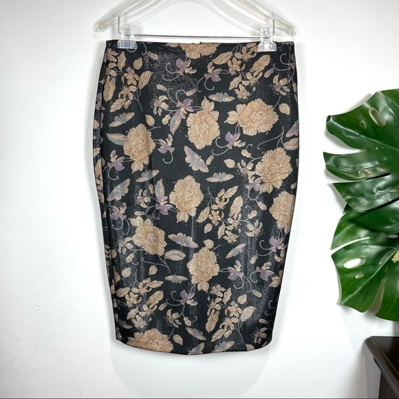 ECI Dresses & Skirts - NWT ECI New York pencil floral midi skirt 8